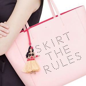 Kate Spade Skirt the Rules Hallie leather tote